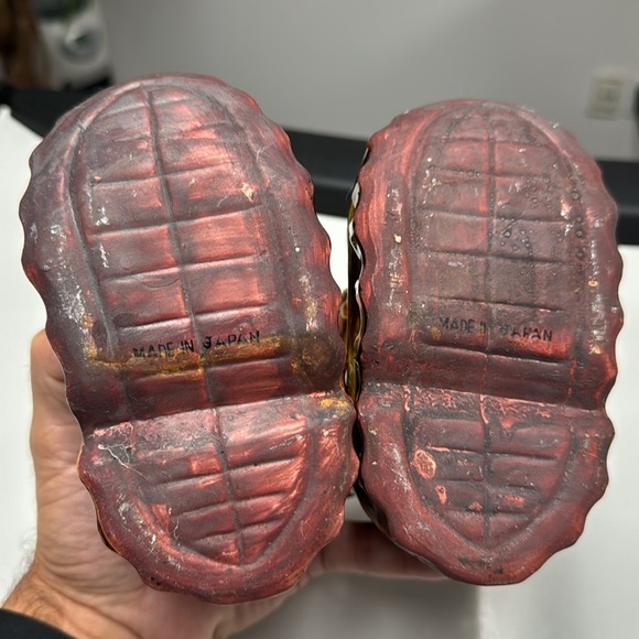 Vintage ceramic boots ( Ashtray ) 1950-60 from Japan like new - Picture 4 of 10